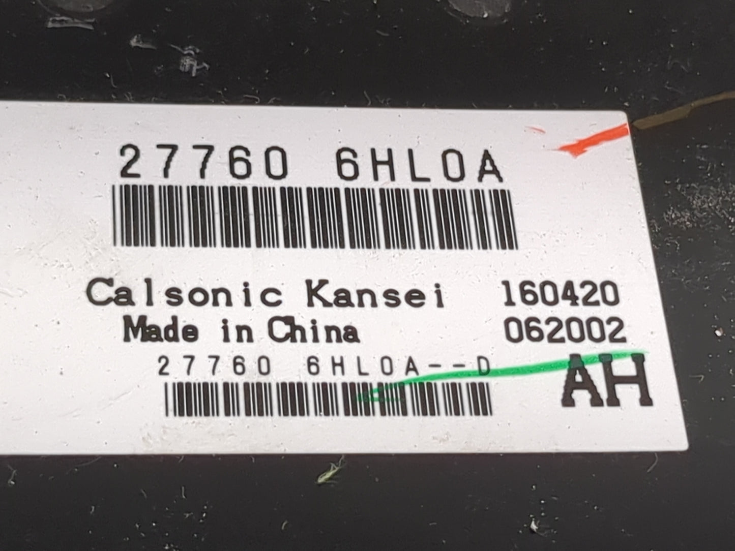 2019-2020 Infiniti Q60 Temperature Control Module 27760 6hl0a 1475222 - Oemusedautoparts1.com