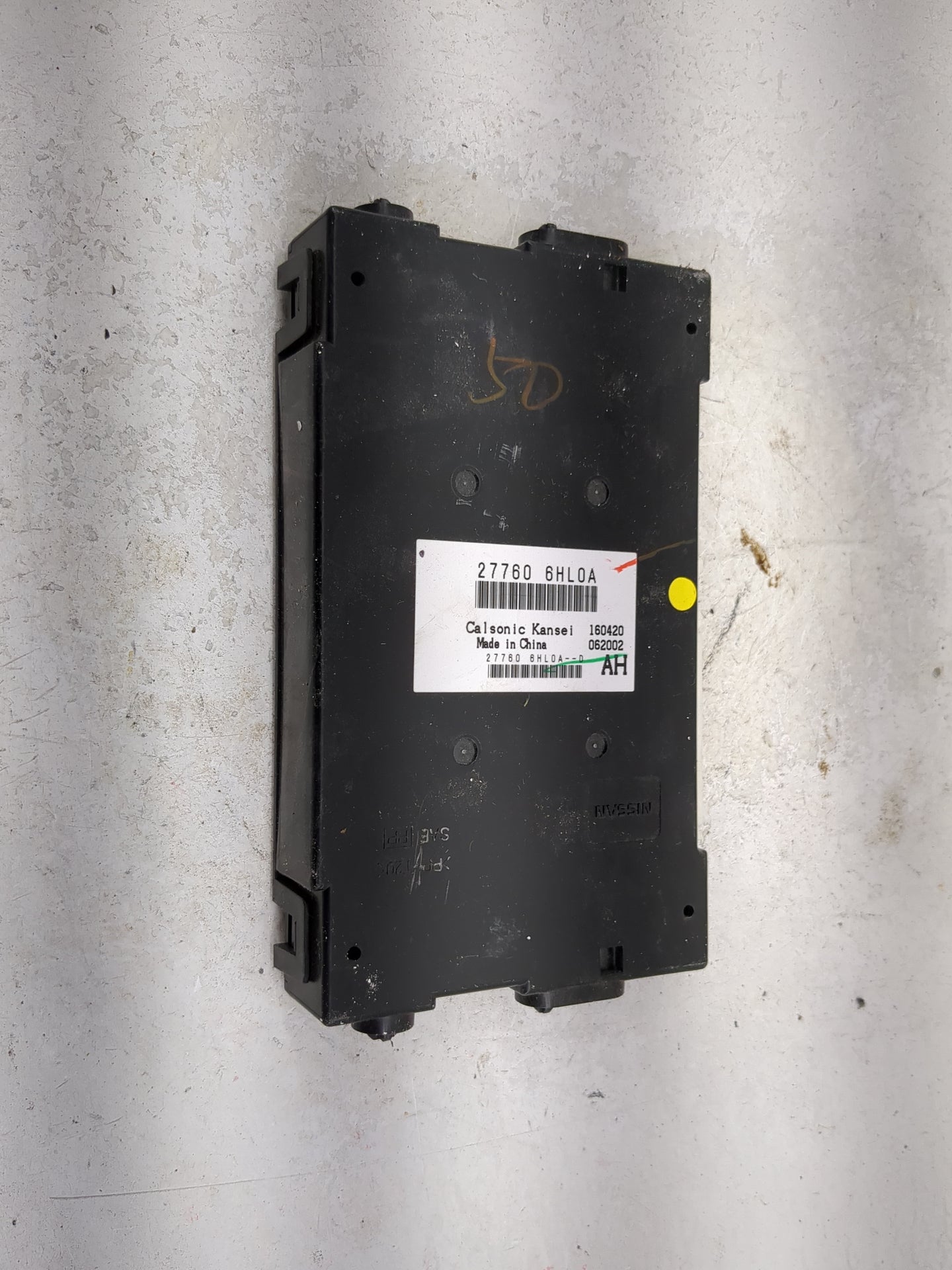 2019-2020 Infiniti Q60 Temperature Control Module 27760 6hl0a 1475222 - Oemusedautoparts1.com