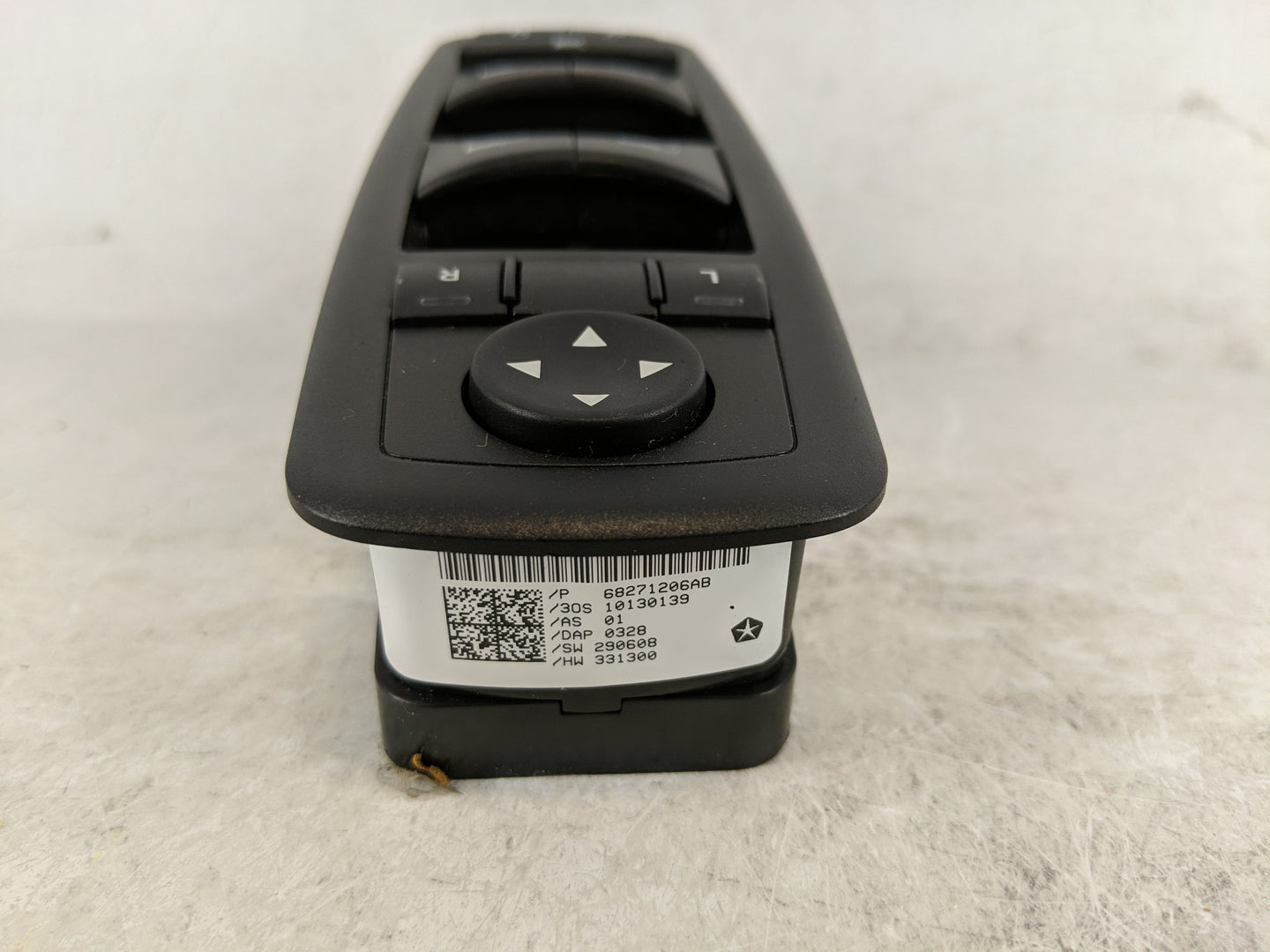 2015-2022 Jeep Cherokee Master Power Window Switch Replacement Driver Side Left P/N:68271206AB 68271206AA Fits OEM Used Auto