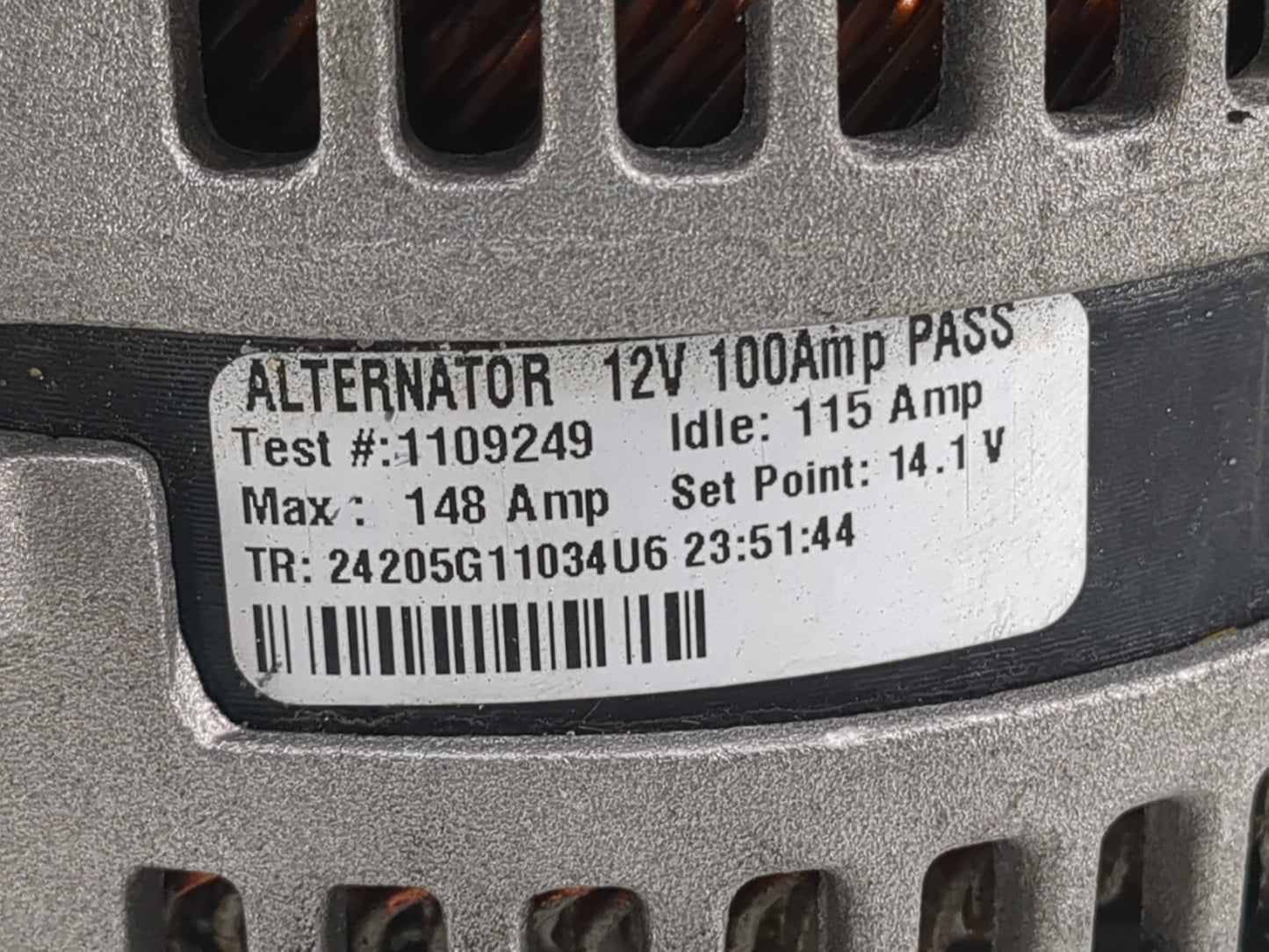 2014-2022 Jeep Cherokee Alternator Replacement Generator Charging Assembly Engine OEM Fits OEM Used Auto Parts - Oemusedauto