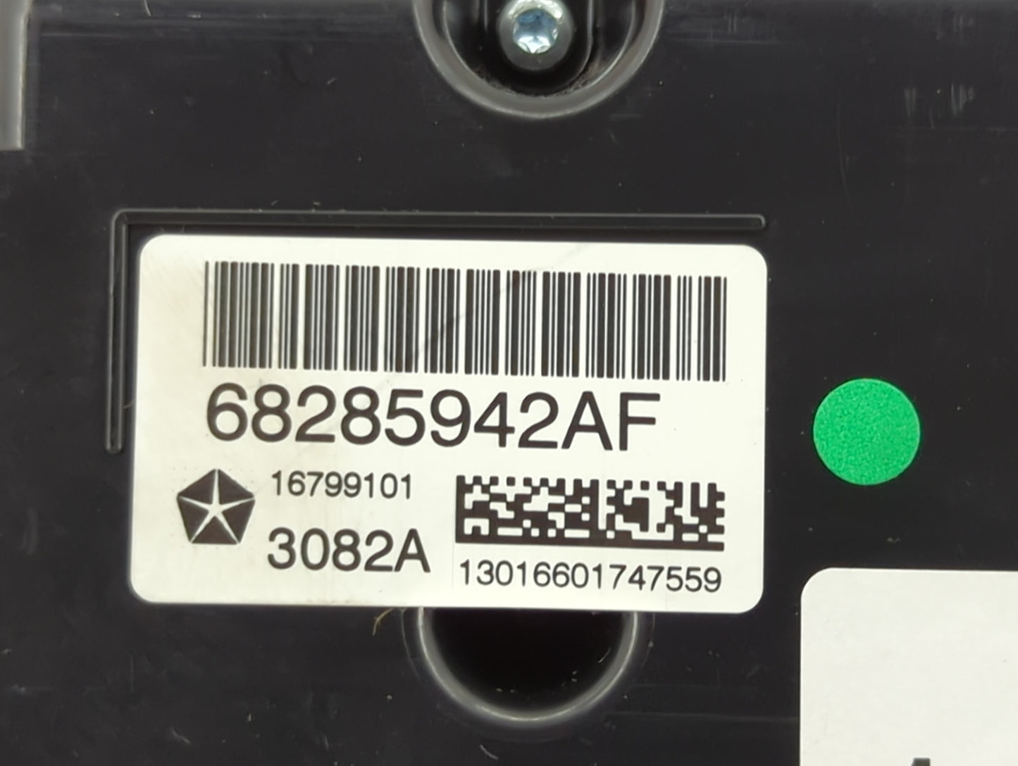 2019-2022 Jeep Cherokee Climate Control Module Temperature AC/Heater Replacement P/N:68285942AF Fits Fits 2019 2020 2021 202