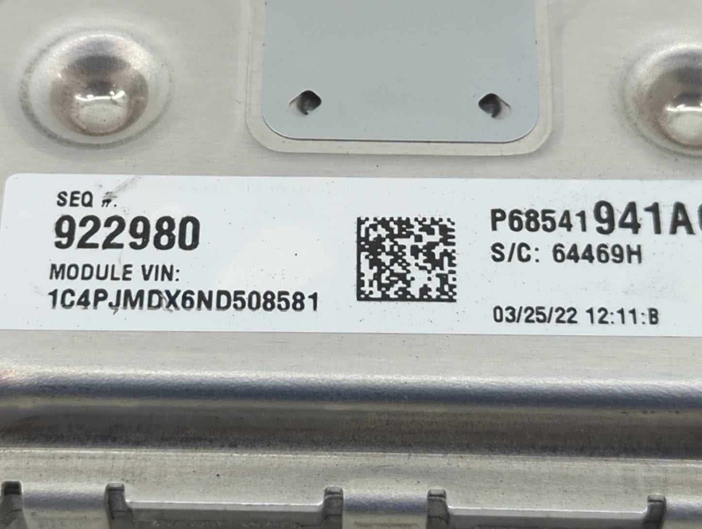 2022 Jeep Cherokee PCM Engine Control Computer ECU ECM PCU OEM P/N:P68541941AC 68531700AA, T00EP0512KJSO1, A2C7810410000 Fit