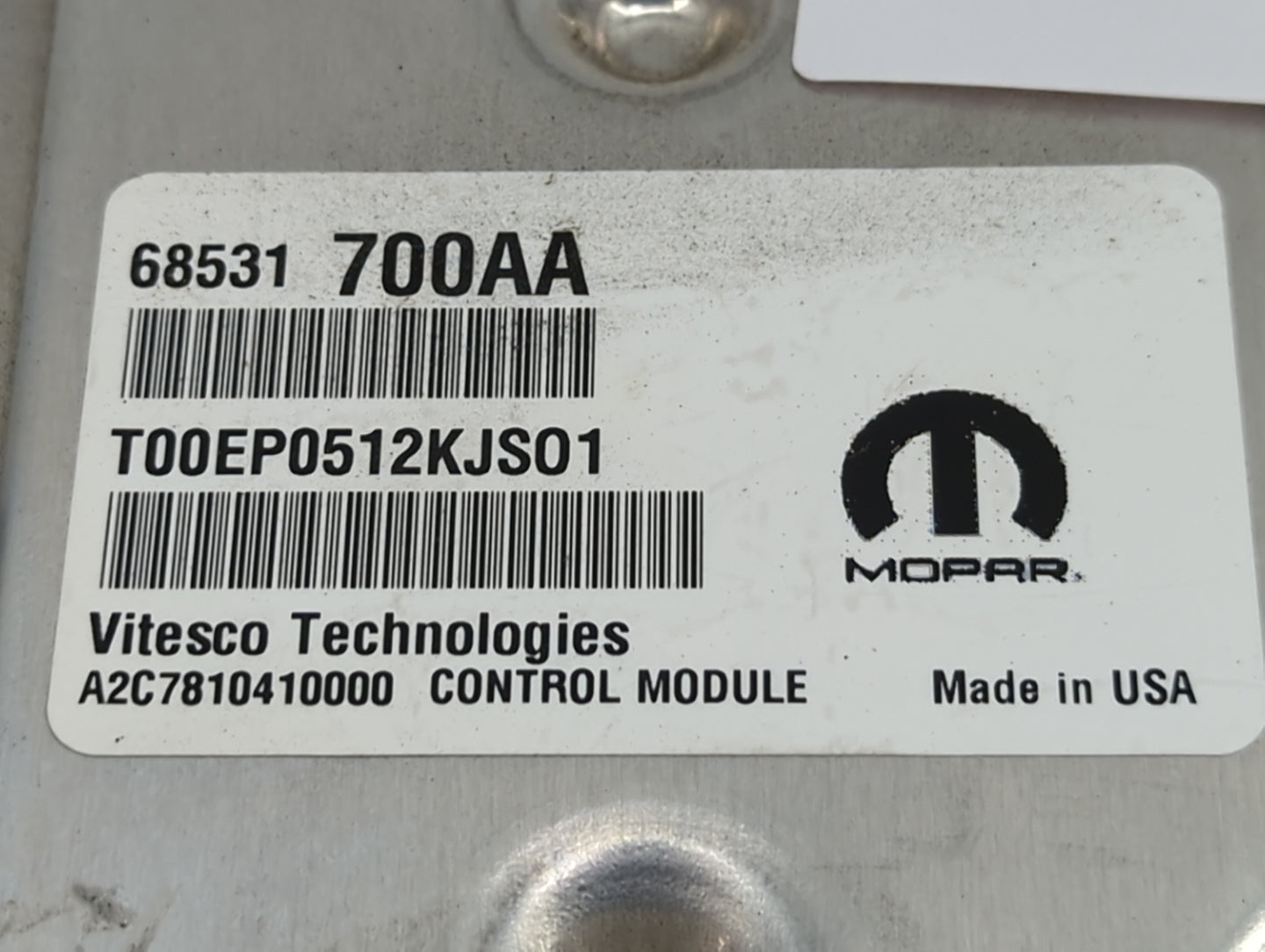 2022 Jeep Cherokee PCM Engine Control Computer ECU ECM PCU OEM P/N:P68541941AC 68531700AA, T00EP0512KJSO1, A2C7810410000 Fit