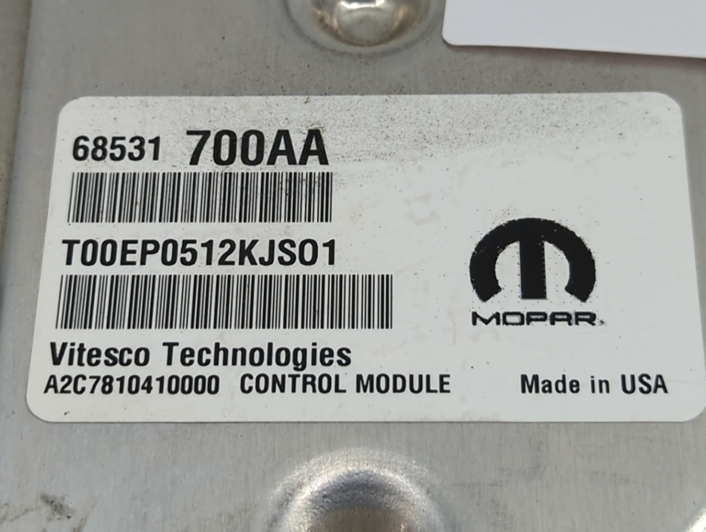 2022 Jeep Cherokee PCM Engine Control Computer ECU ECM PCU OEM P/N:P68541941AC 68531700AA, T00EP0512KJSO1, A2C7810410000 Fit