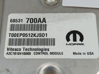 2022 Jeep Cherokee PCM Engine Control Computer ECU ECM PCU OEM P/N:P68541941AC 68531700AA, T00EP0512KJSO1, A2C7810410000 Fit
