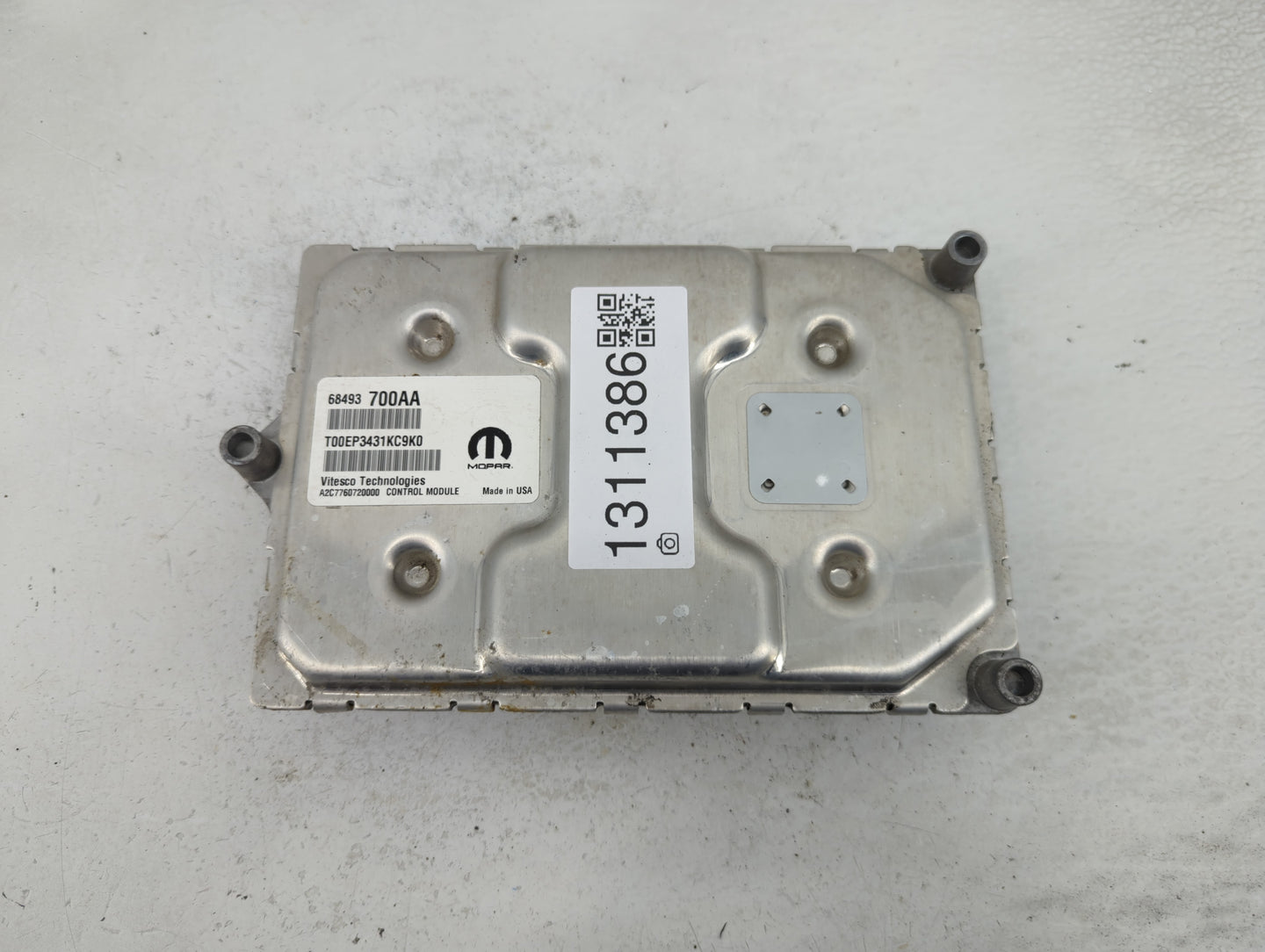 2022 Jeep Compass PCM Engine Control Computer ECU ECM PCU OEM P/N:68493700AA Fits OEM Used Auto Parts - Oemusedautoparts1.co