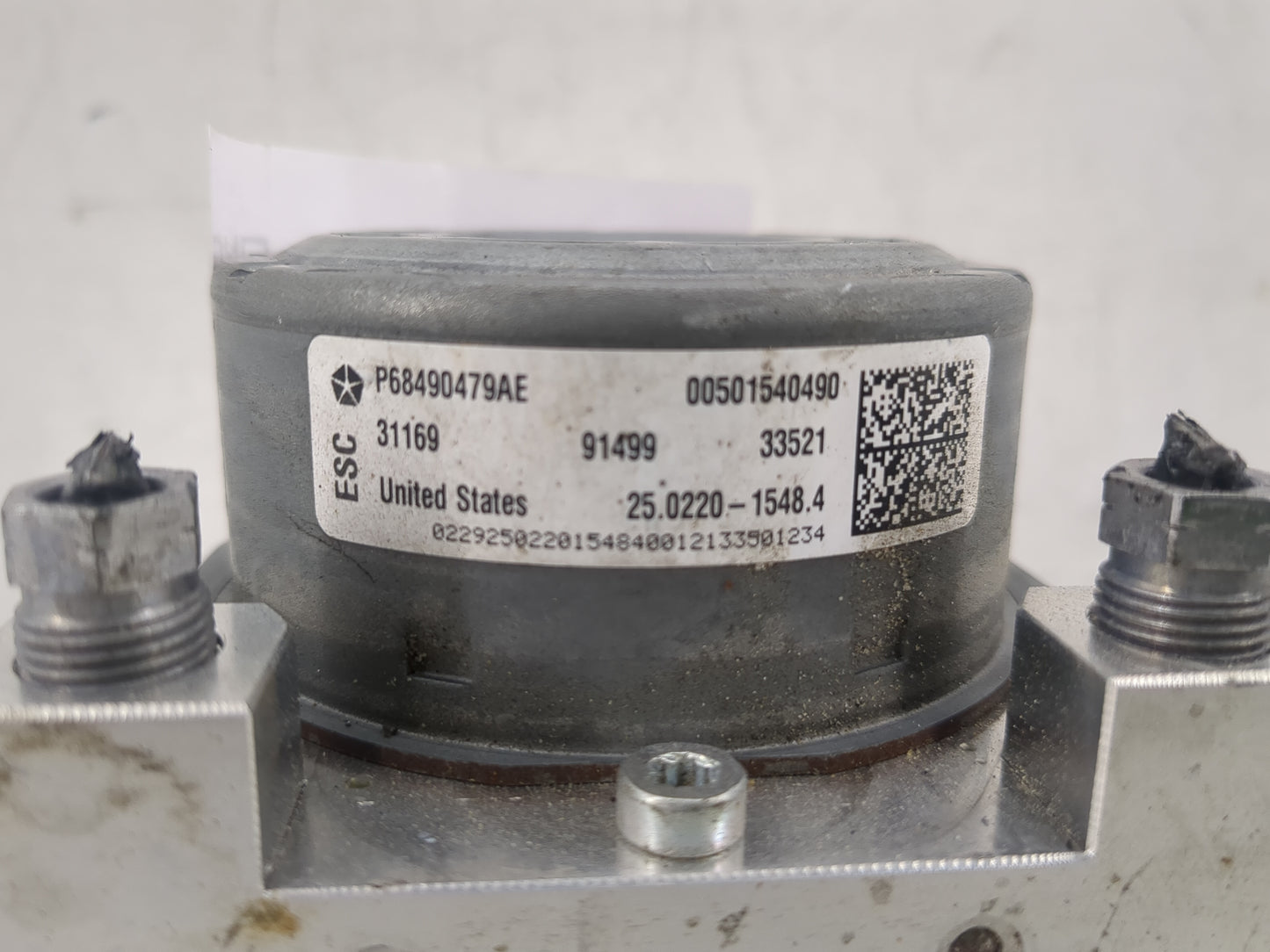 2022 Jeep Compass ABS Pump Control Module Replacement P/N:P68490479AE Fits OEM Used Auto Parts - Oemusedautoparts1.com