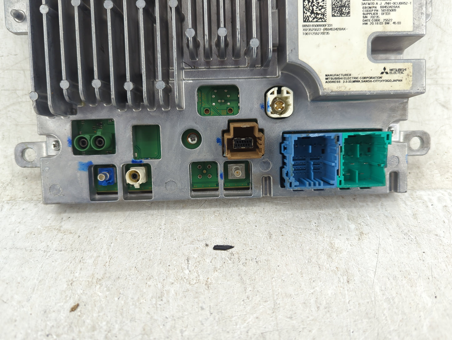 2022 Jeep Compass PCM Engine Control Computer ECU ECM PCU OEM P/N:P68453428AK Fits OEM Used Auto Parts - Oemusedautoparts1.c