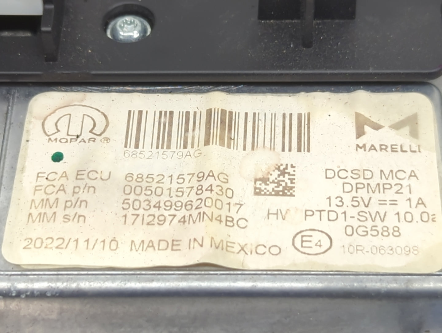 2022 Jeep Compass Information Display Screen - Oemusedautoparts1.com