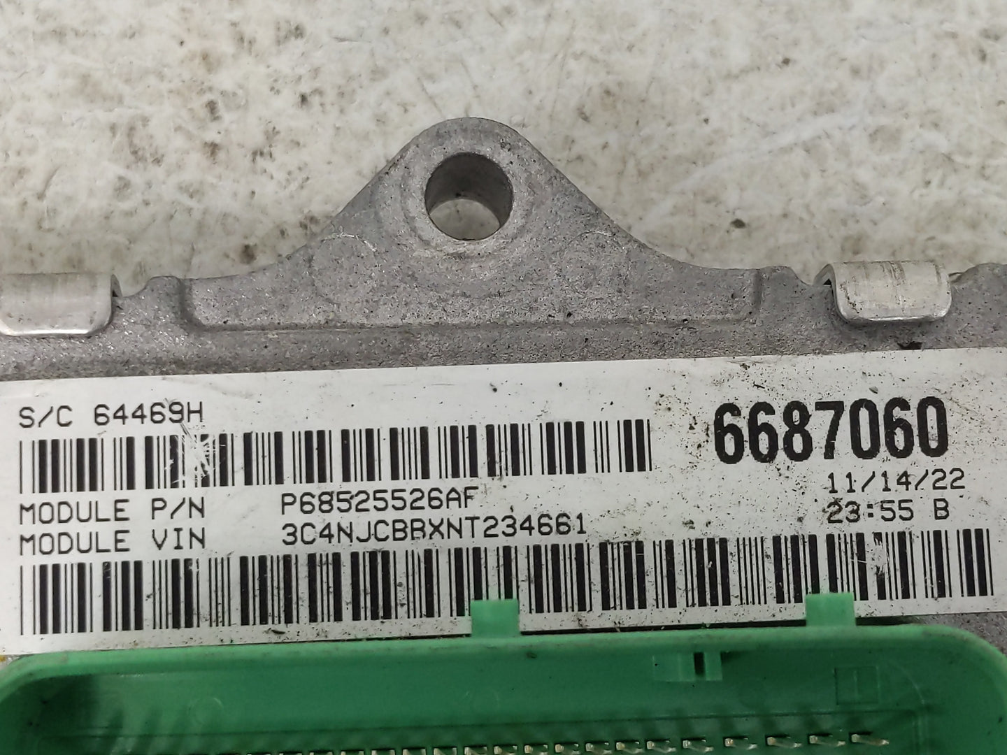 2022 Jeep Compass PCM Engine Control Computer ECU ECM PCU OEM P/N:68493700AA Fits OEM Used Auto Parts - Oemusedautoparts1.co