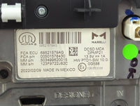 2022 Jeep Compass Information Display Screen Black - Oemusedautoparts1.com