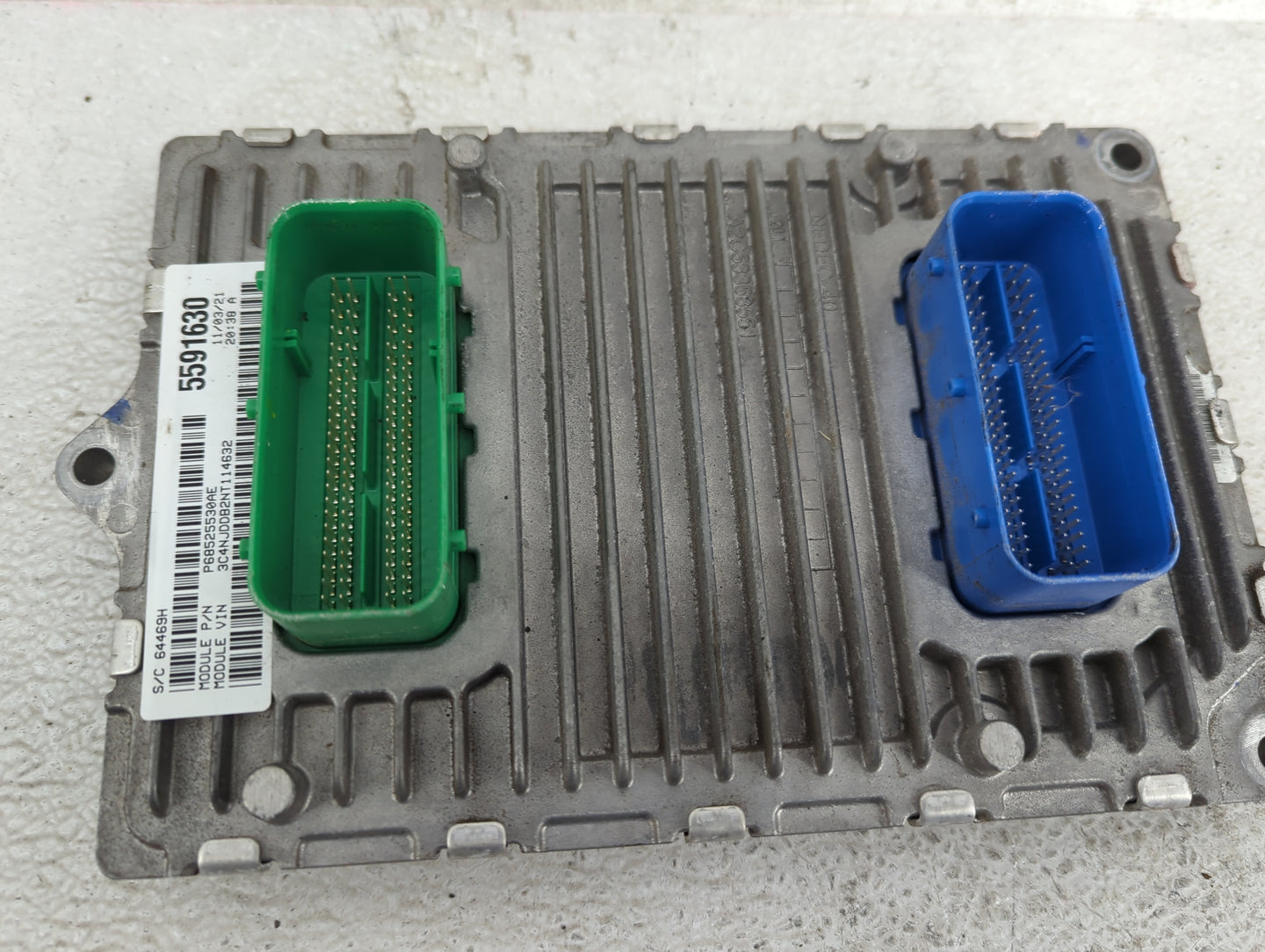 2022 Jeep Compass PCM Engine Control Computer ECU ECM PCU OEM P/N:68493700AA T00EP3011K70E4, A2C7760720000, 5591630 Fits OEM