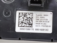 2022 Jeep Compass Climate Control Module Temperature AC/Heater Replacement P/N:68518281AC 17037020-05, 00501599170 Fits OEM 