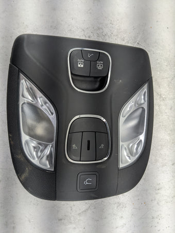 compare product 2022 Jeep Compass Overhead Console W/rear Climate Control Black