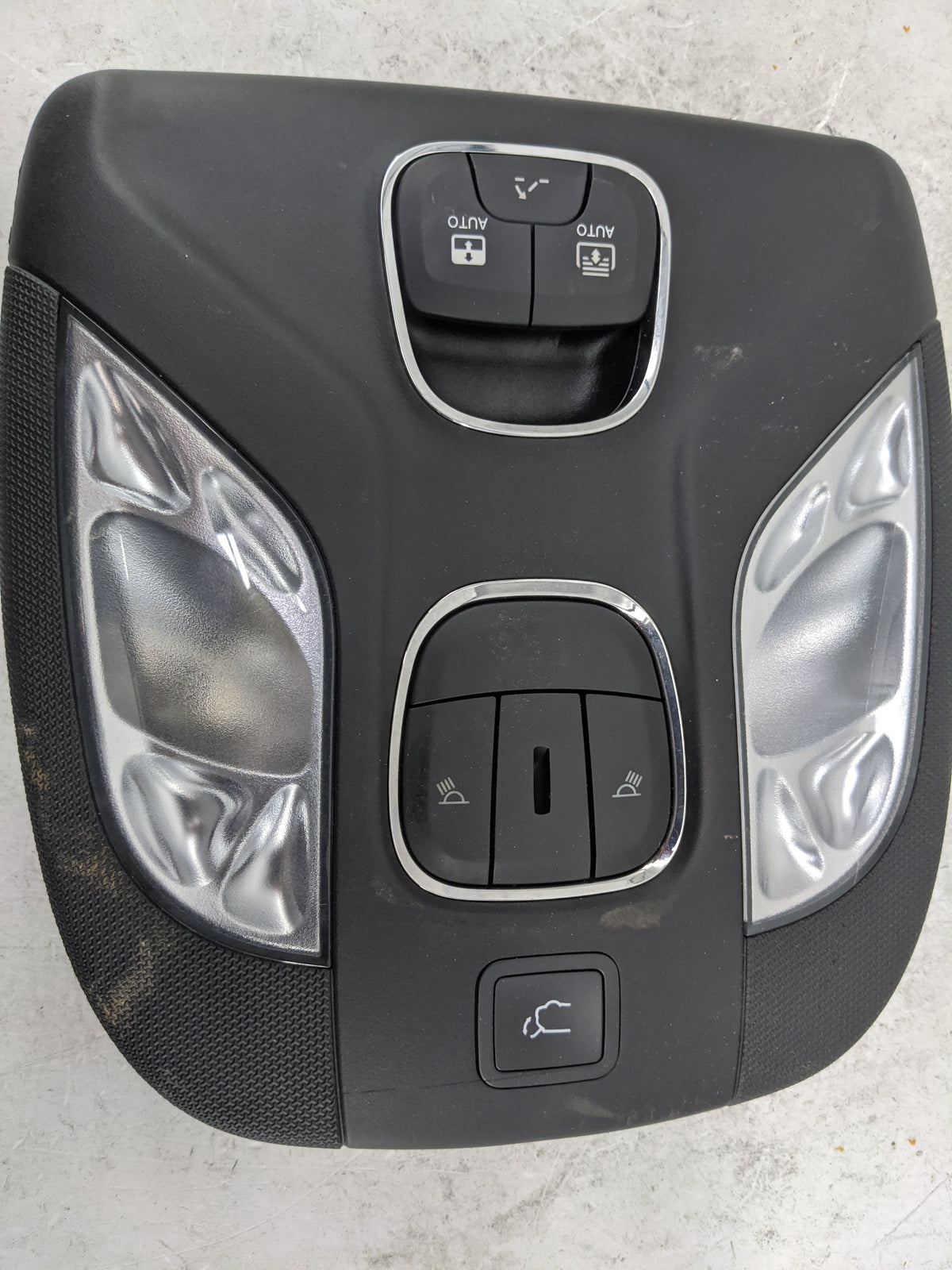 2022 Jeep Compass Overhead Console W/rear Climate Control Black - Oemusedautoparts1.com