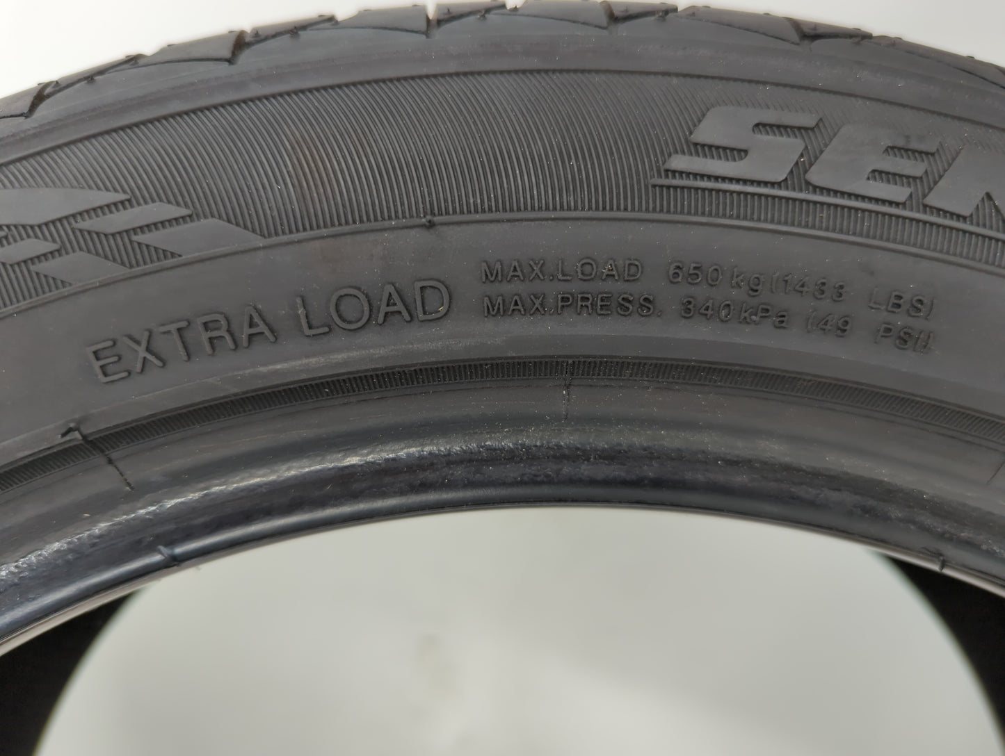 Used Tire 205/50ZR17 SENTURY UHP 93W - Tread Depth 8/32 - Oemusedautoparts1.com