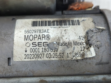 2022 Jeep Compass Car Starter Motor Solenoid OEM P/N:56029783AE Fits OEM Used Auto Parts
