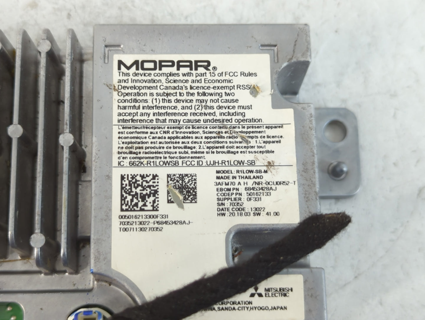 2022 Jeep Compass Am Fm Cd Player Radio Receiver - Oemusedautoparts1.com