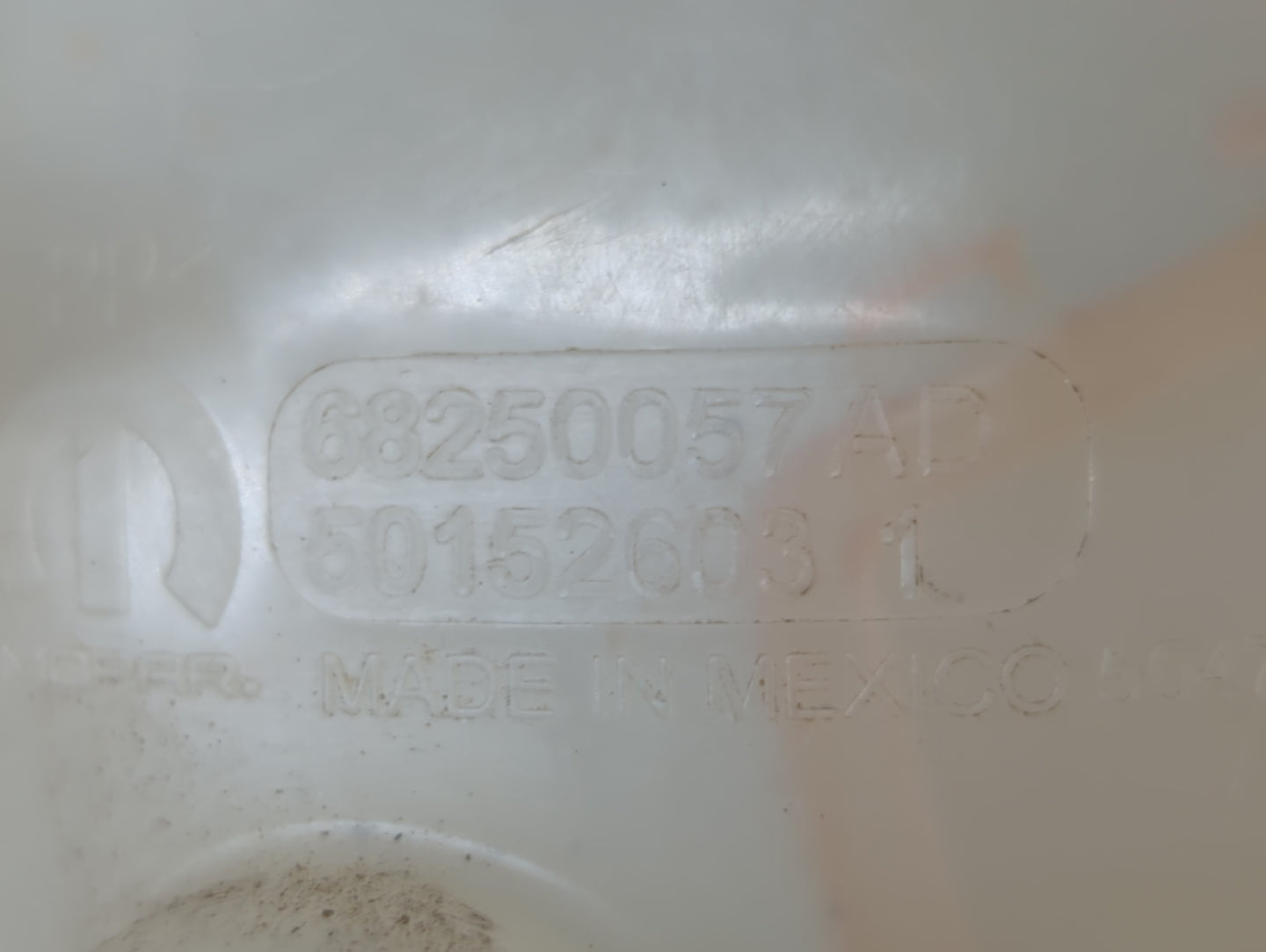 2022 Jeep Compass Radiator Coolant Overflow Expansion Tank Bottle - Oemusedautoparts1.com