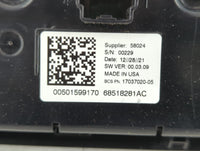 2022 Jeep Compass Climate Control Module Temperature AC/Heater Replacement Fits OEM Used Auto Parts - Oemusedautoparts1.com