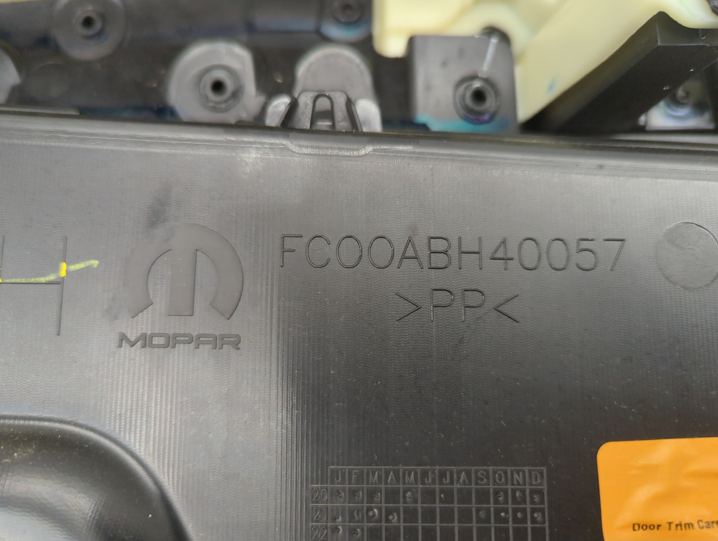 2022 Jeep Compass Front Left Driver Interior Door Panel Trim - Oemusedautoparts1.com