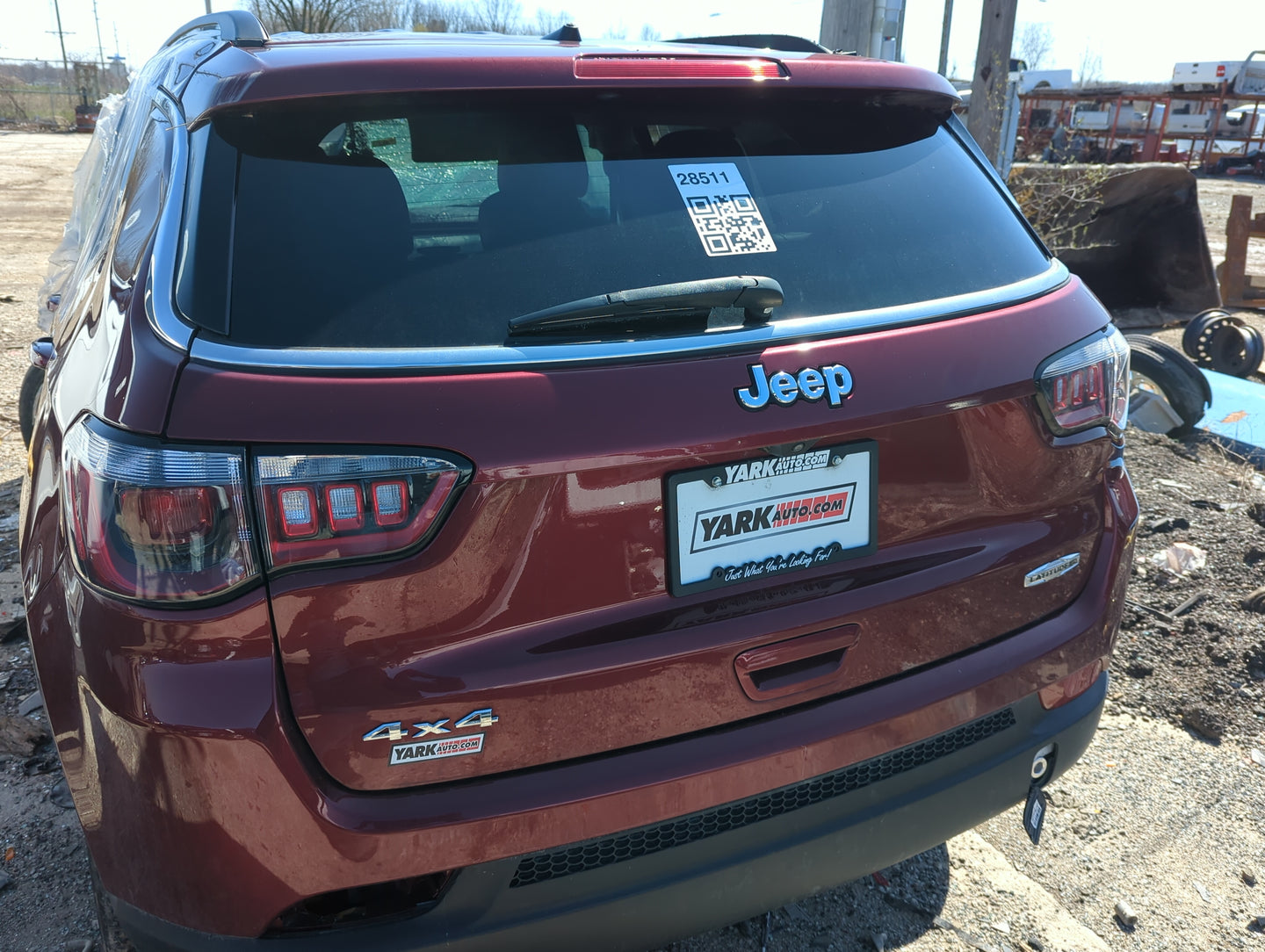 2022 Jeep Compass Trunk/decklid/hatch/tailgate Oem - Oemusedautoparts1.com