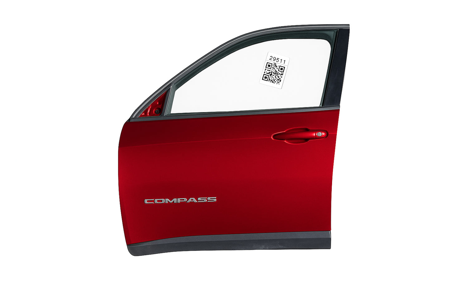 2022 Jeep Compass Driver Front Door Oem Red - Oemusedautoparts1.com