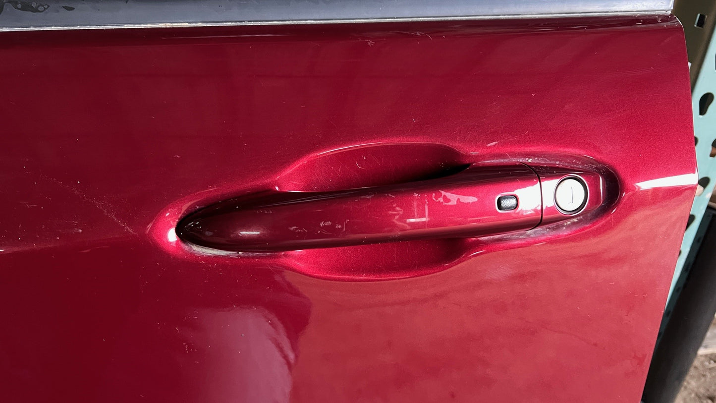 2022 Jeep Compass Driver Front Door Oem Red - Oemusedautoparts1.com