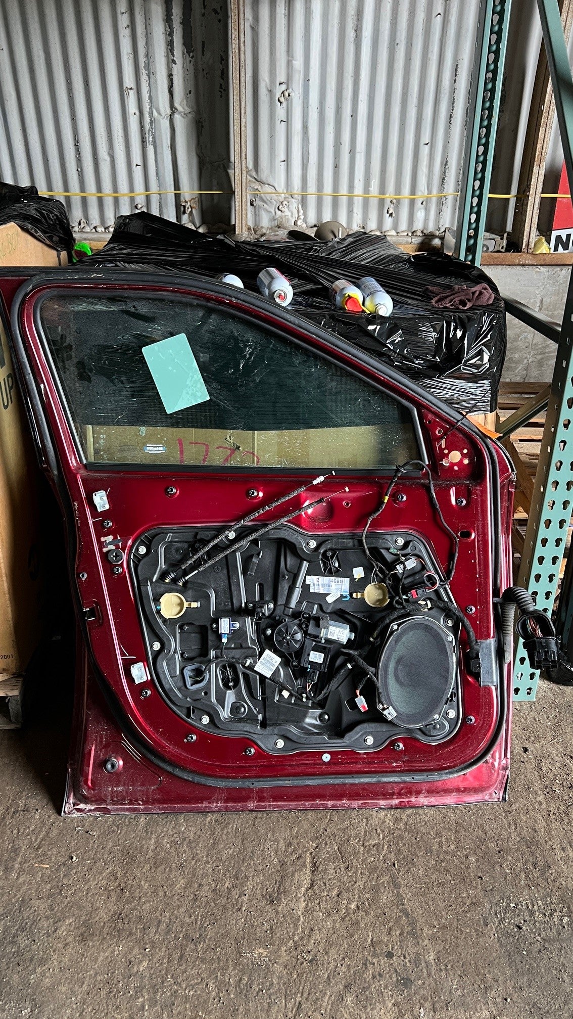 2022 Jeep Compass Driver Front Door Oem Red - Oemusedautoparts1.com