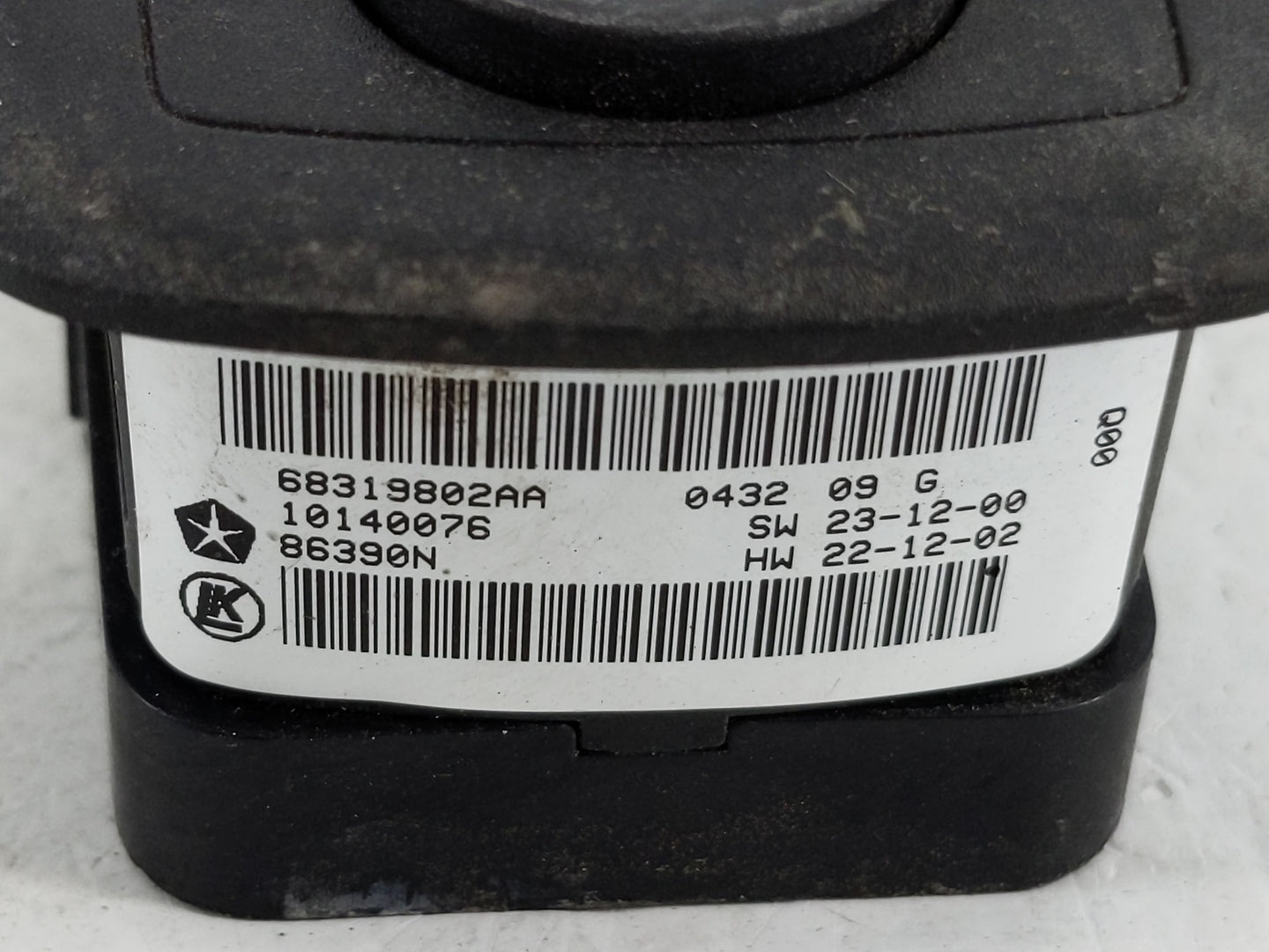 2016-2022 Jeep Grand Cherokee Master Power Window Switch Replacement Driver Side Left P/N:68319802AA Fits OEM Used Auto Part