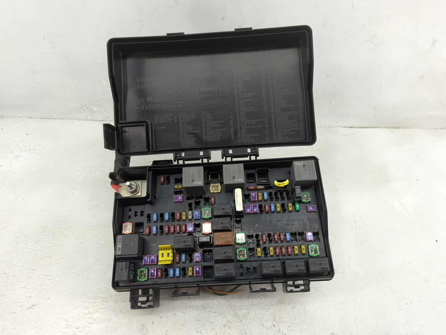 2022 Jeep Grand Cherokee Fusebox Fuse Box Panel Relay Module P/N:7140-5131-30 Fits OEM Used Auto Parts - Oemusedautoparts1.c
