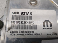 2020-2022 Jeep Grand Cherokee PCM Engine Control Computer ECU ECM PCU OEM P/N:68434931AB Fits Fits 2020 2021 2022 OEM Used A