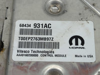 2020-2022 Jeep Grand Cherokee PCM Engine Control Computer ECU ECM PCU OEM P/N:68434931AB Fits Fits 2020 2021 2022 OEM Used A