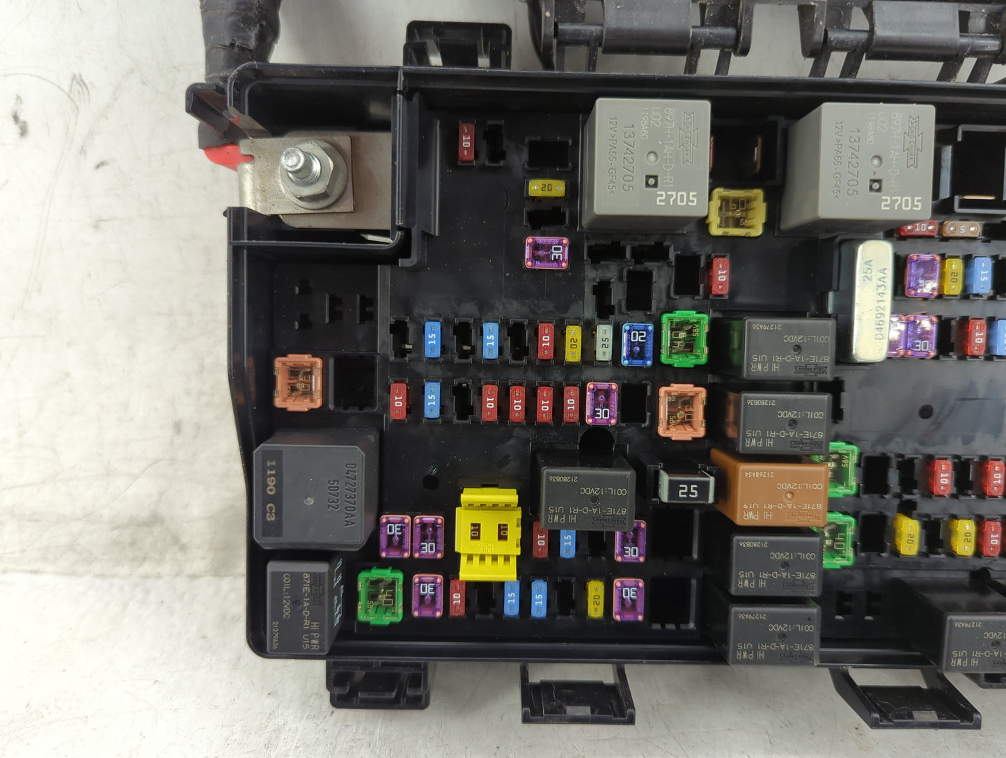 2022 Jeep Grand Cherokee Fusebox Fuse Box Panel Relay Module P/N:68425203AB Fits OEM Used Auto Parts - Oemusedautoparts1.com