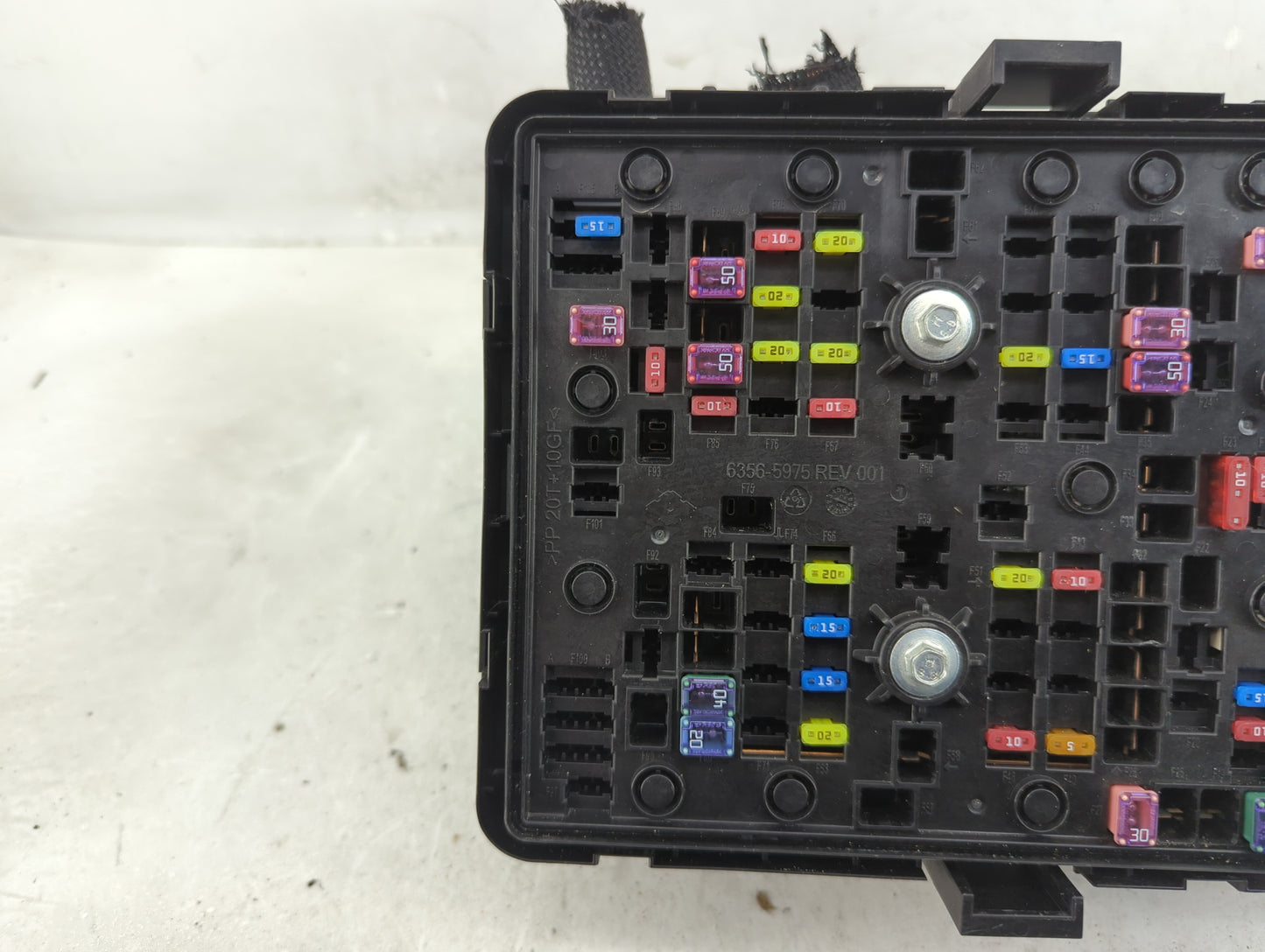 2022 Jeep Grand Cherokee Fusebox Fuse Box Panel Relay Module P/N:68347002AE 68347011AC, 6356-5975 REV 001 Fits OEM Used Auto