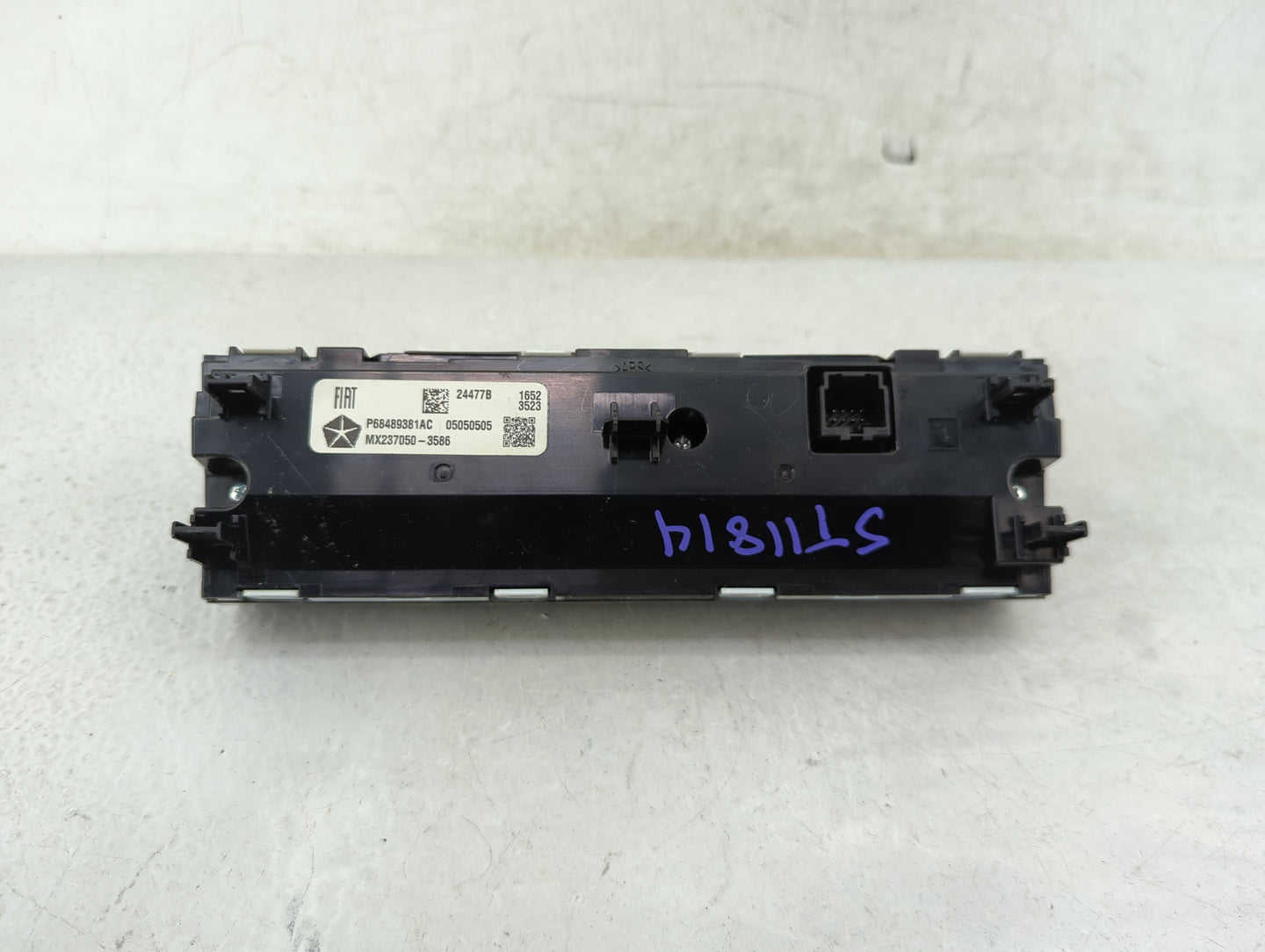 2021-2022 Jeep Grand Cherokee Climate Control Module Temperature AC/Heater Replacement P/N:P68489381AC MX237050-3586 Fits OE
