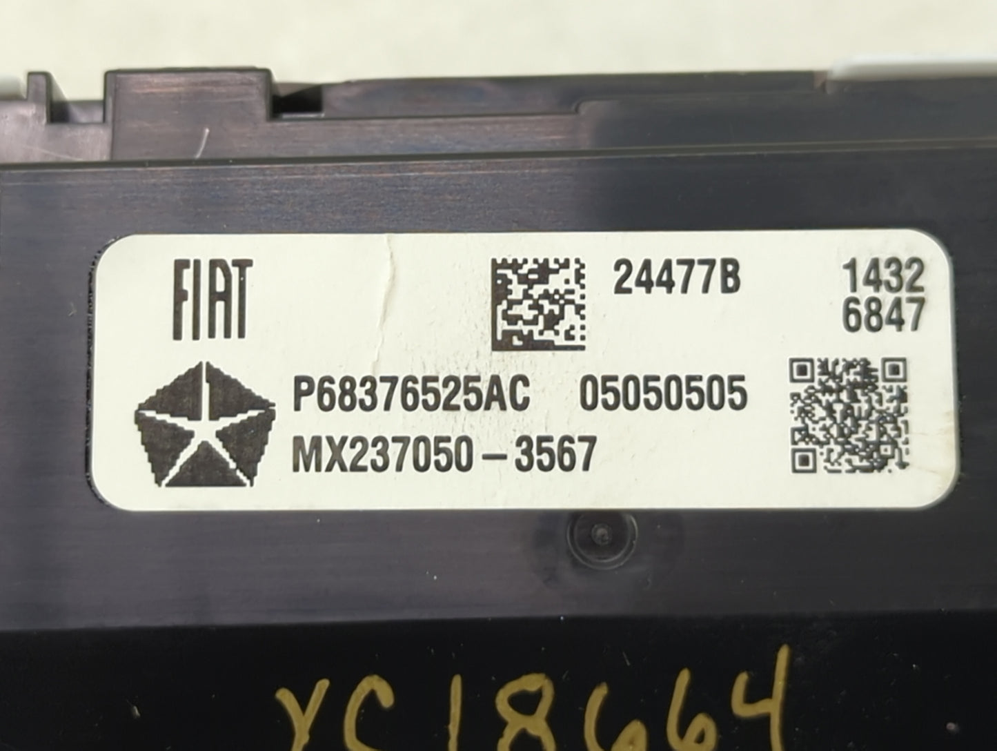 2021-2022 Jeep Grand Cherokee Climate Control Module Temperature AC/Heater Replacement P/N:P68376525AC MX237050-3567 Fits OE