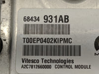 2020-2022 Jeep Grand Cherokee PCM Engine Control Computer ECU ECM PCU OEM P/N:68434931AB T00EP0402KIPMC Fits Fits 2020 2021 