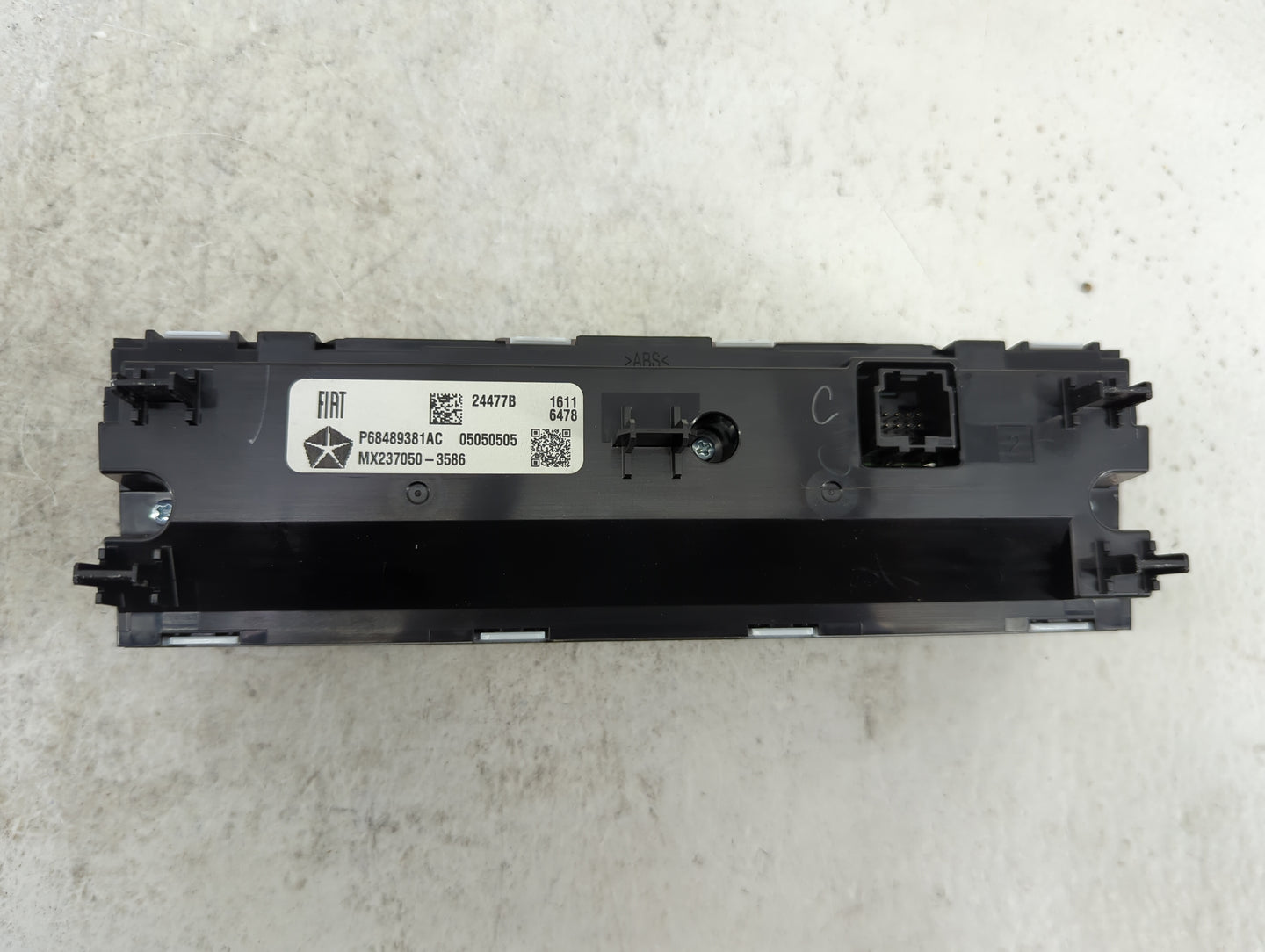 2021-2022 Jeep Grand Cherokee Climate Control Module Temperature AC/Heater Replacement P/N:P68489381AC MX237050-3586 Fits OE