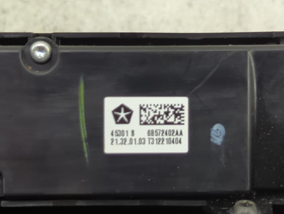 2021-2022 Jeep Grand Cherokee Climate Control Module Temperature AC/Heater Replacement P/N:68572402AA Fits Fits 2021 2022 OE