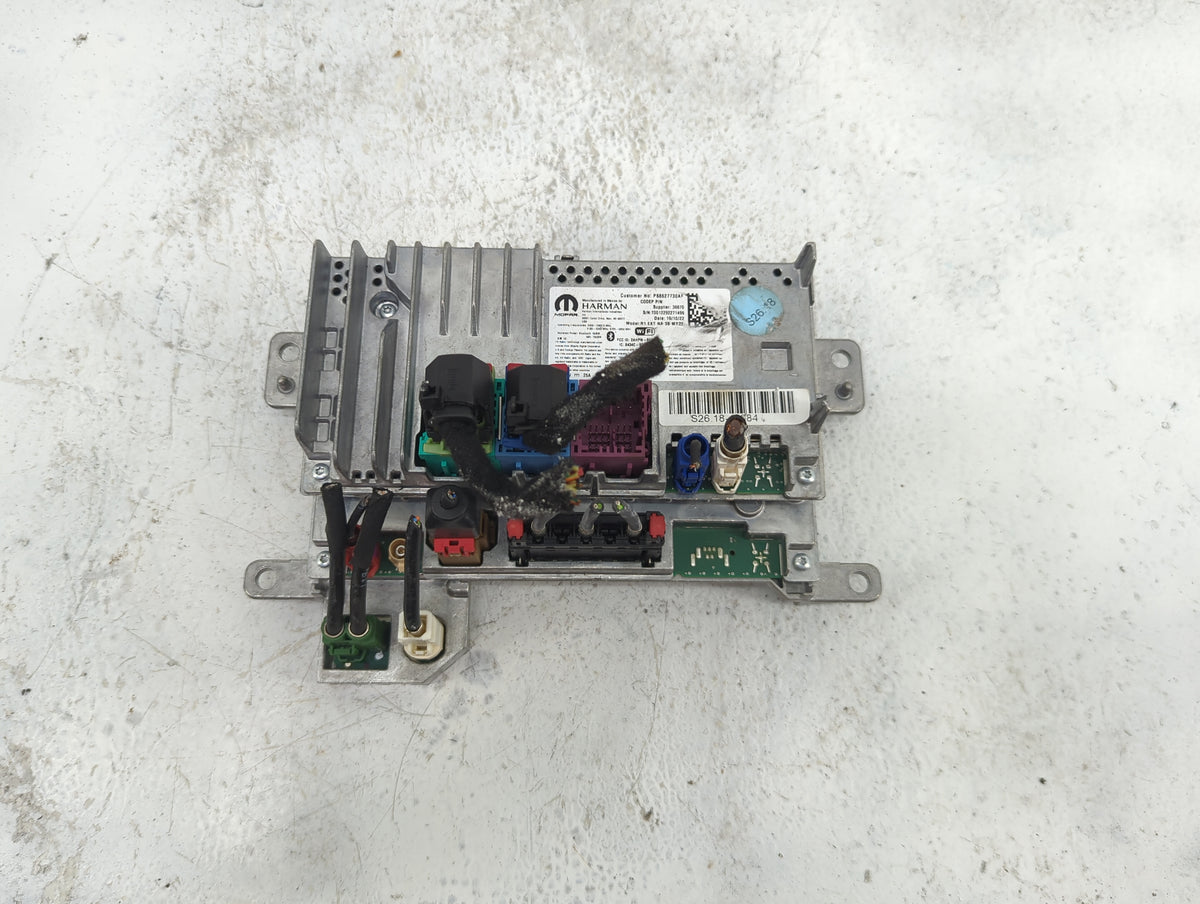 2022 Jeep Grand Cherokee Radio AM FM Cd Player Receiver Replacement P/N:P68527730AF 2AHPN-BE2857, 6434C-BE2857 Fits OEM Used