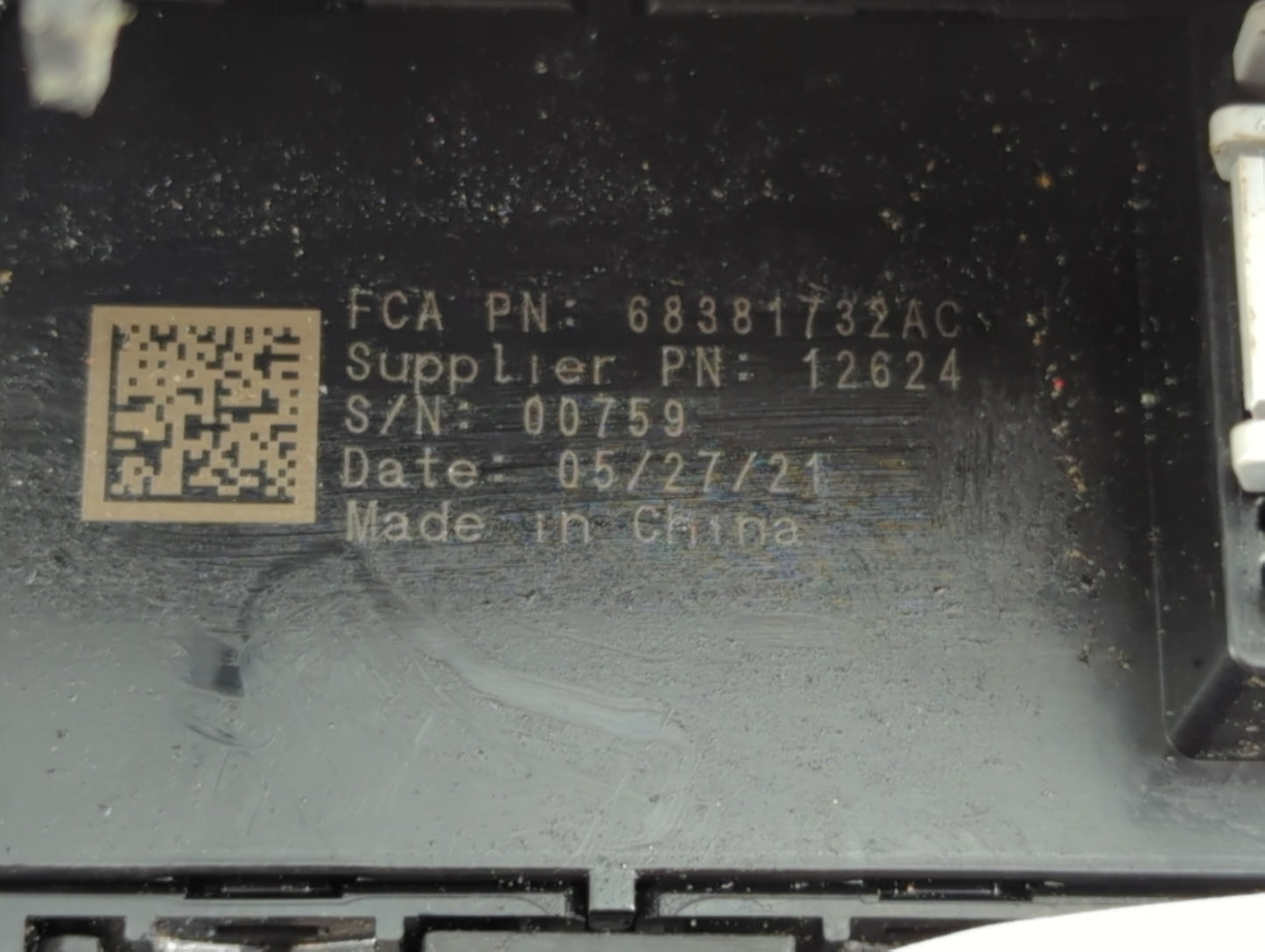 2021-2022 Jeep Grand Cherokee Master Power Window Switch Replacement Driver Side Left P/N:68381732AC Fits Fits 2021 2022 OEM