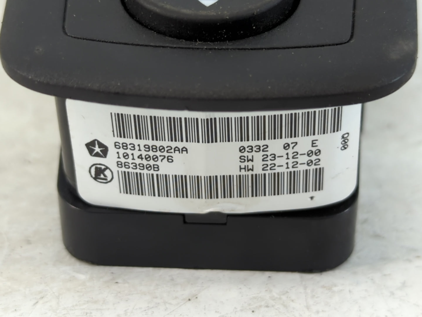 2016-2022 Jeep Grand Cherokee Master Power Window Switch Replacement Driver Side Left P/N:68319802AA Fits OEM Used Auto Part