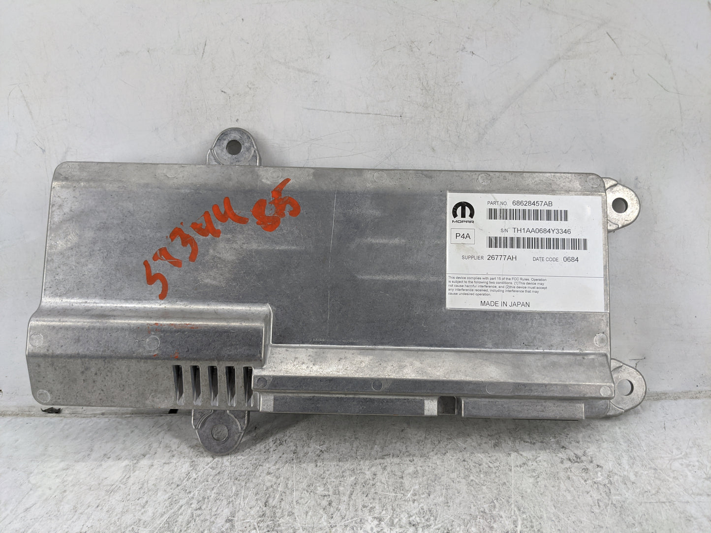 2022-2022 Jeep Grand Wagoneer Radio Speaker Amplifier 68628457ab|26777ah - Oemusedautoparts1.com