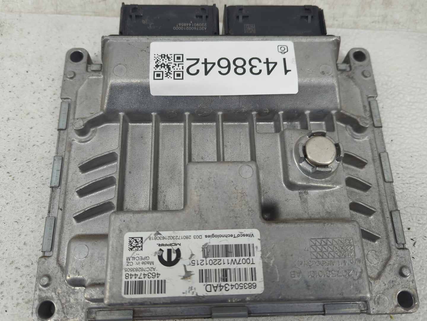 2019-2022 Jeep Renegade PCM Engine Control Computer ECU ECM PCU OEM P/N:68350434AD 46347448 Fits Fits 2019 2020 2021 2022 OE