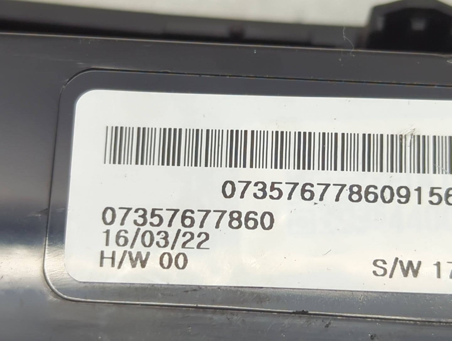 2021-2022 Jeep Renegade Climate Control Module Temperature AC/Heater Replacement P/N:07357677860 Fits Fits 2021 2022 OEM Use