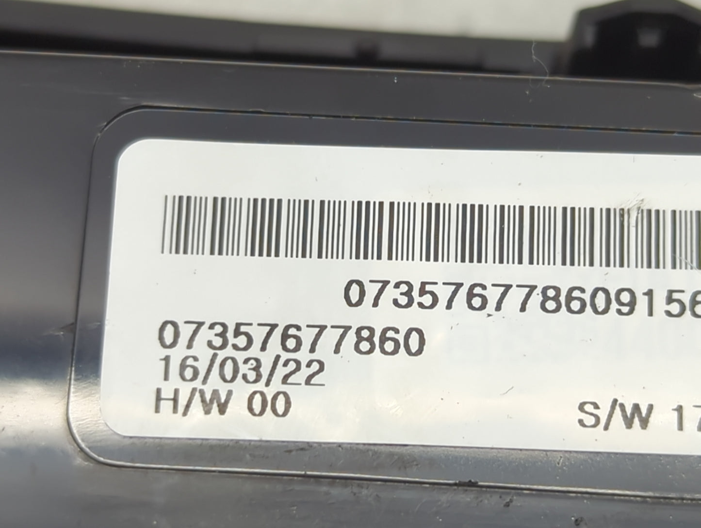 2021-2022 Jeep Renegade Climate Control Module Temperature AC/Heater Replacement P/N:07357677860 Fits Fits 2021 2022 OEM Use