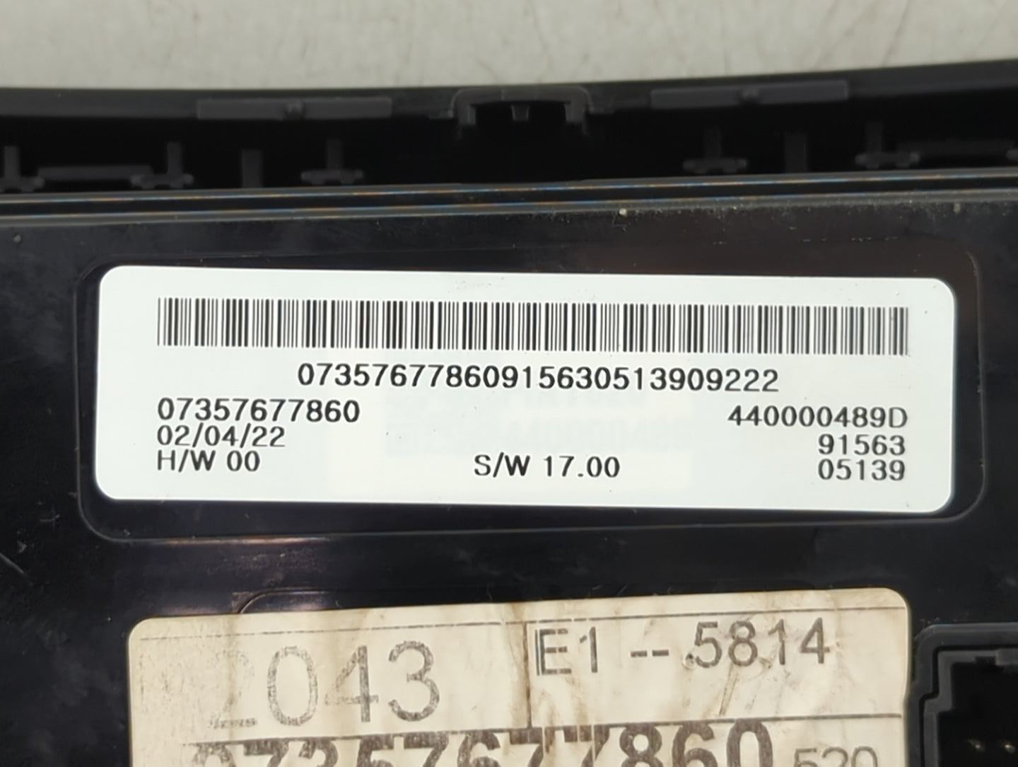 2021-2022 Jeep Renegade Climate Control Module Temperature AC/Heater Replacement P/N:07357677860 440000489D Fits Fits 2021 2