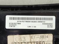 2021-2022 Jeep Renegade Climate Control Module Temperature AC/Heater Replacement P/N:07357677860 440000489D Fits Fits 2021 2