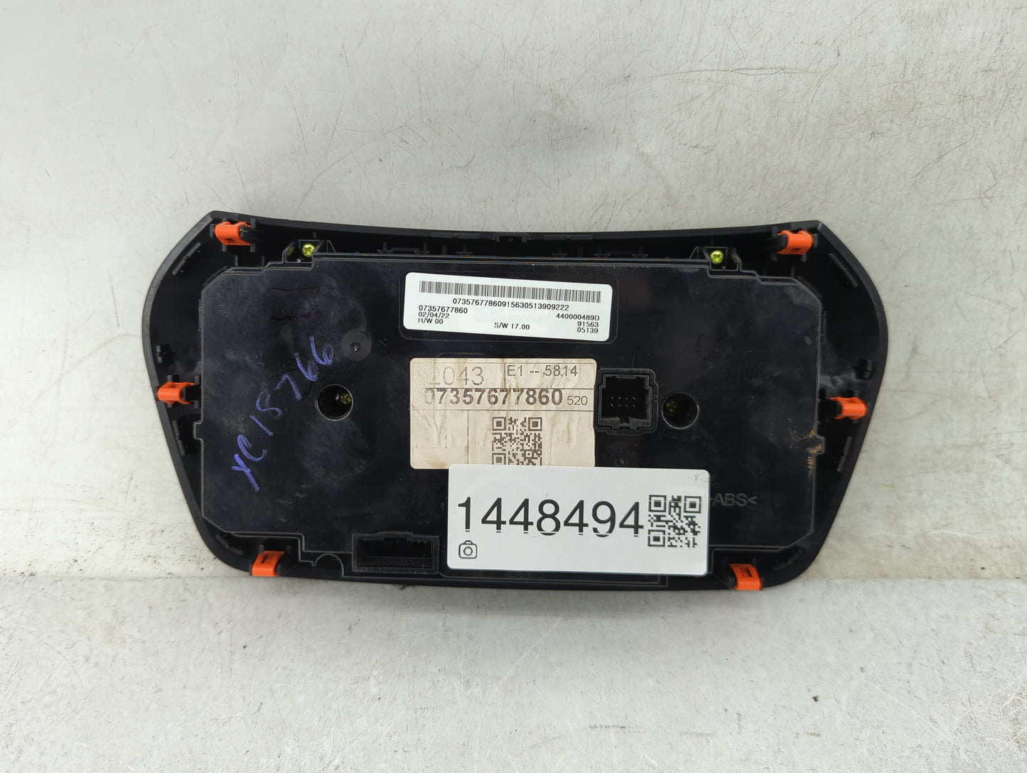 2021-2022 Jeep Renegade Climate Control Module Temperature AC/Heater Replacement P/N:07357677860 440000489D Fits Fits 2021 2